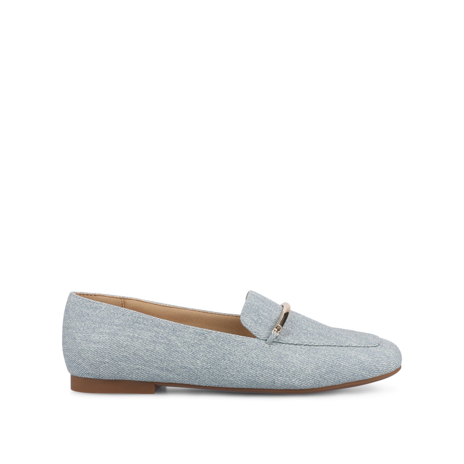 WRENN VEGAN LEATHER LOAFER FLATS - Denim