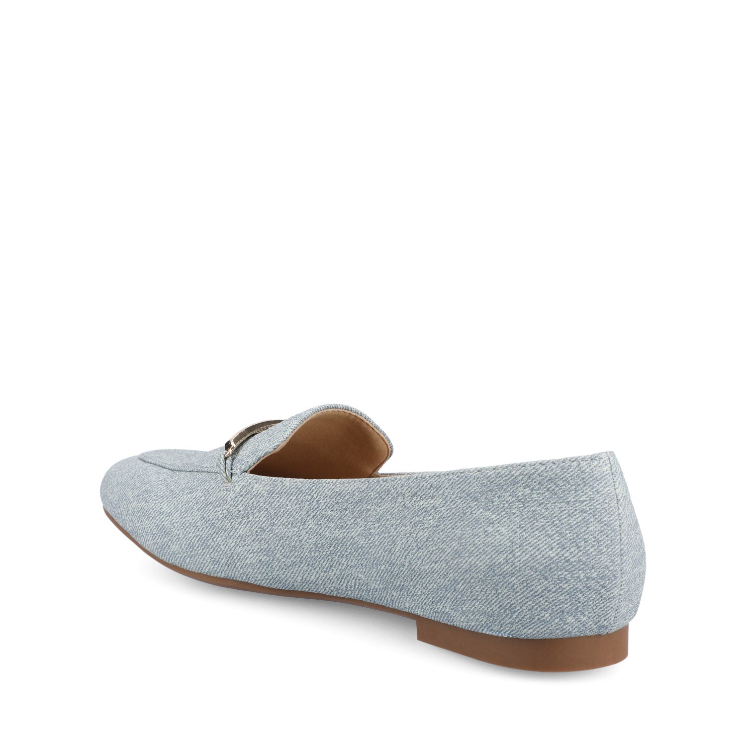 WRENN VEGAN LEATHER LOAFER FLATS - Denim