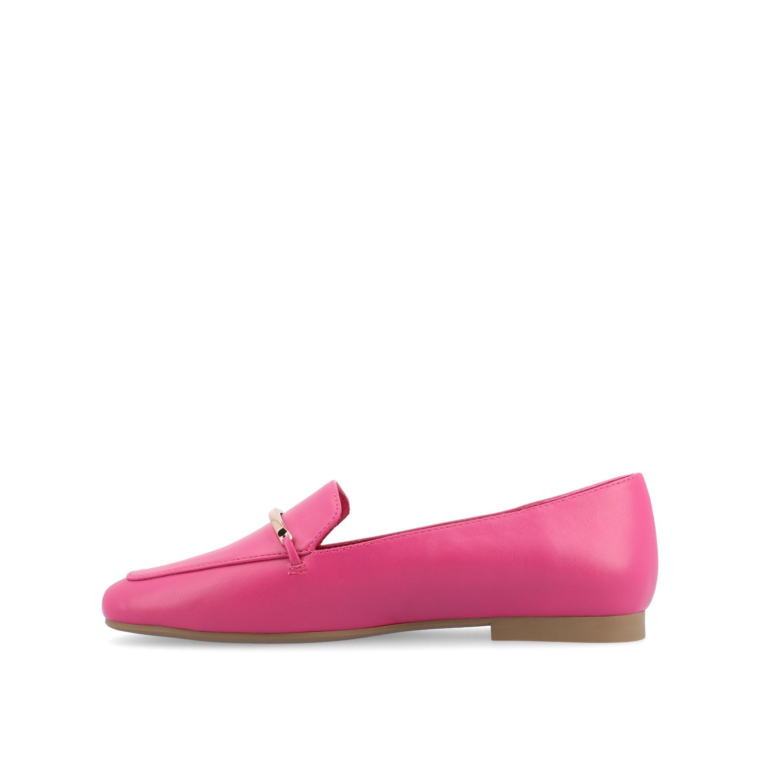 WRENN LOAFER FLATS IN VEGAN LEATHER - Fuchsia PU