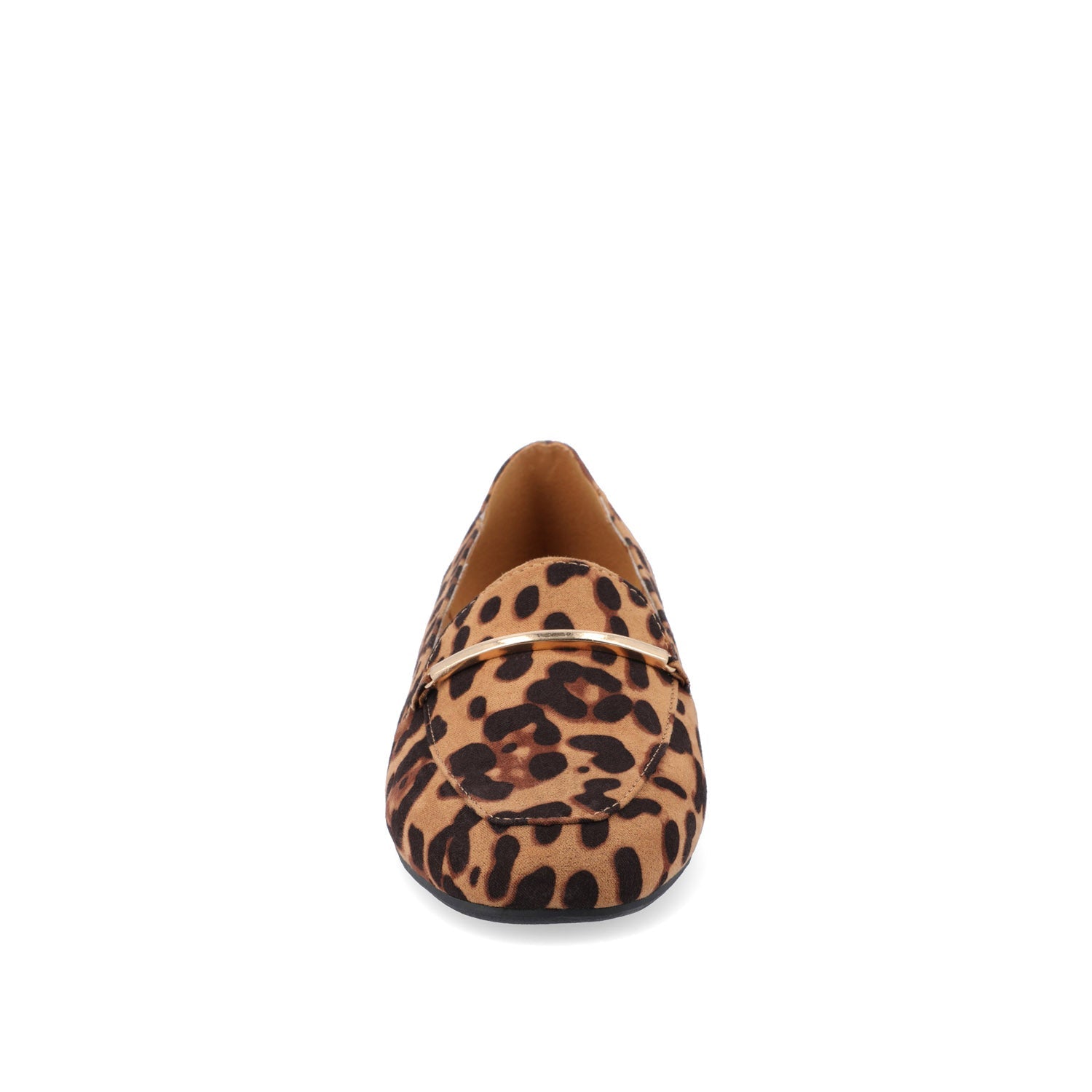 WRENN PRINTED LOAFER FLATS IN WIDE - Leopard Faux