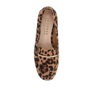 WRENN LOAFER FLATS IN PRINT - Leopard Faux