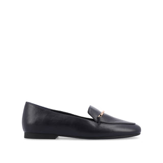 WRENN FAUX LEATHER LOAFER FLATS IN WIDE