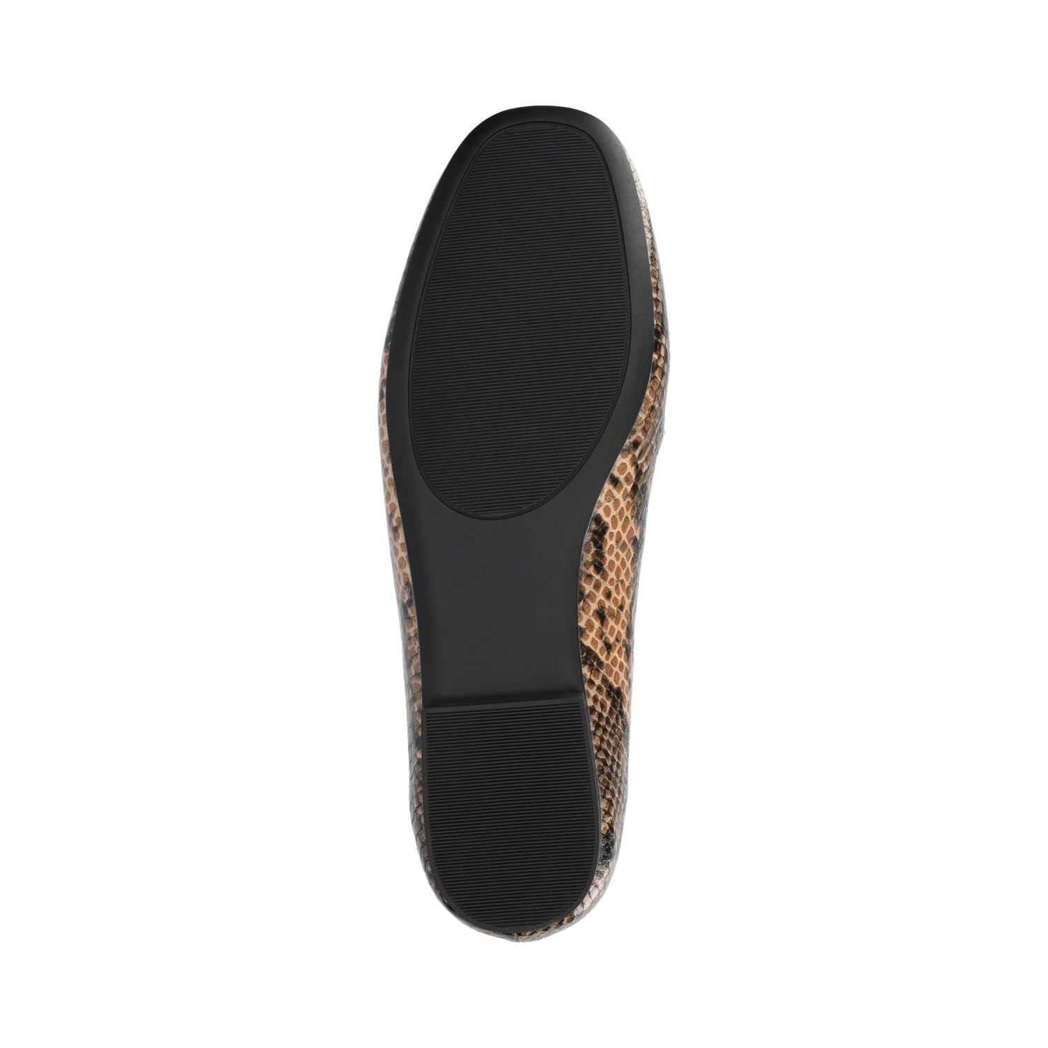 WRENN LOAFER FLATS IN PRINT - Brown Snake
