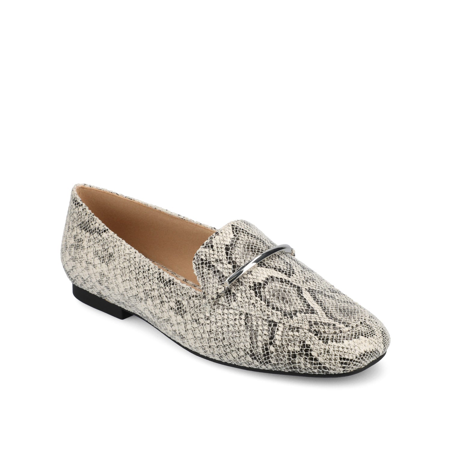 WRENN LOAFER FLATS IN PRINT - Snake
