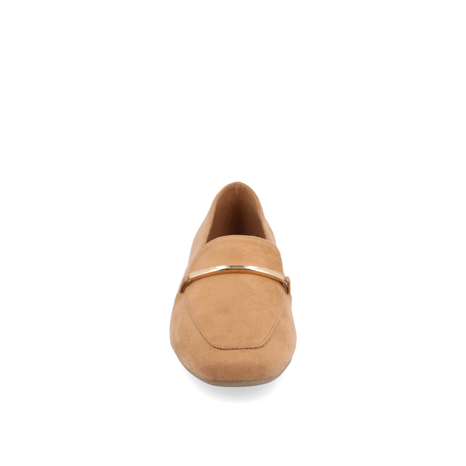WRENN FAUX SUEDE FLATS IN WIDE - Tan Faux Suede
