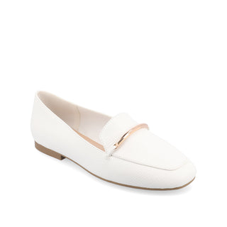 WRENN FAUX LEATHER LOAFER FLATS IN WIDE