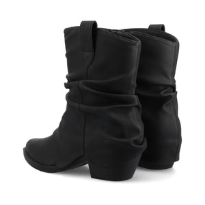 WYNETTE WESTERN ANKLE BOOTIES - Vintage Black