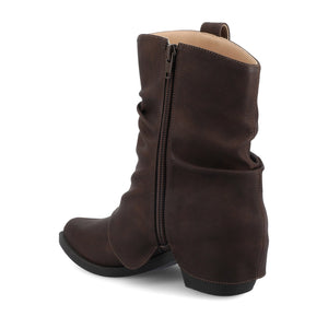 WYNETTE WESTERN ANKLE BOOTIES - Vintage Chocolate