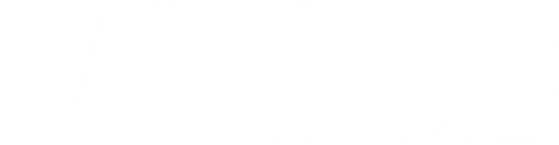 White vogue logo