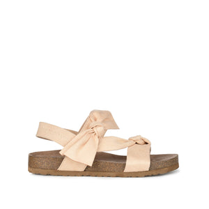 XANNDRA CHUNKY SANDALS IN FAUX SUEDE