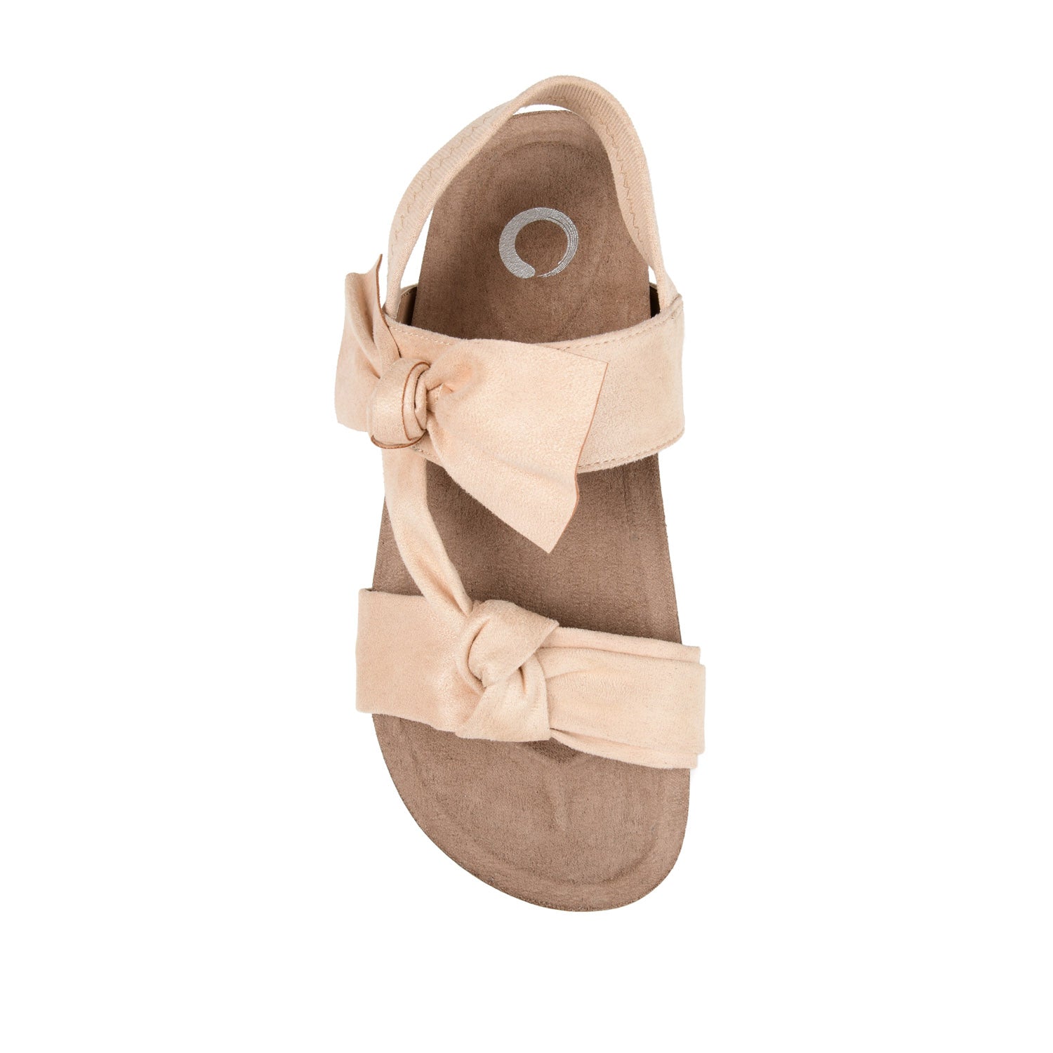 XANNDRA CHUNKY SANDALS IN FAUX SUEDE - Beige