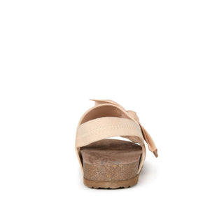 XANNDRA CHUNKY SANDALS IN FAUX SUEDE