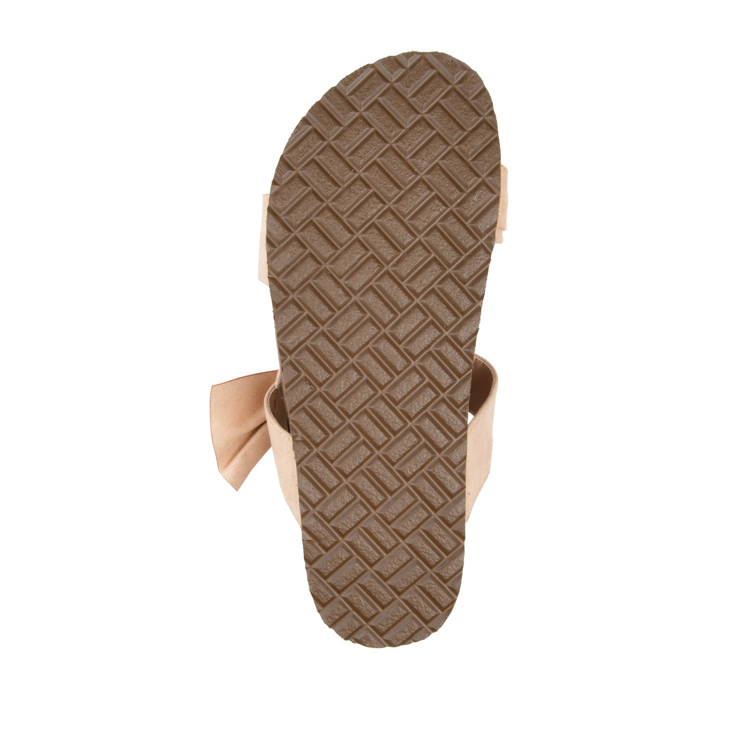 XANNDRA CHUNKY SANDALS IN FAUX SUEDE - Beige