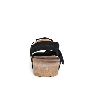 XANNDRA CHUNKY SANDALS IN FAUX SUEDE