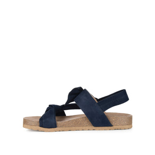 XANNDRA CHUNKY SANDALS IN FAUX SUEDE