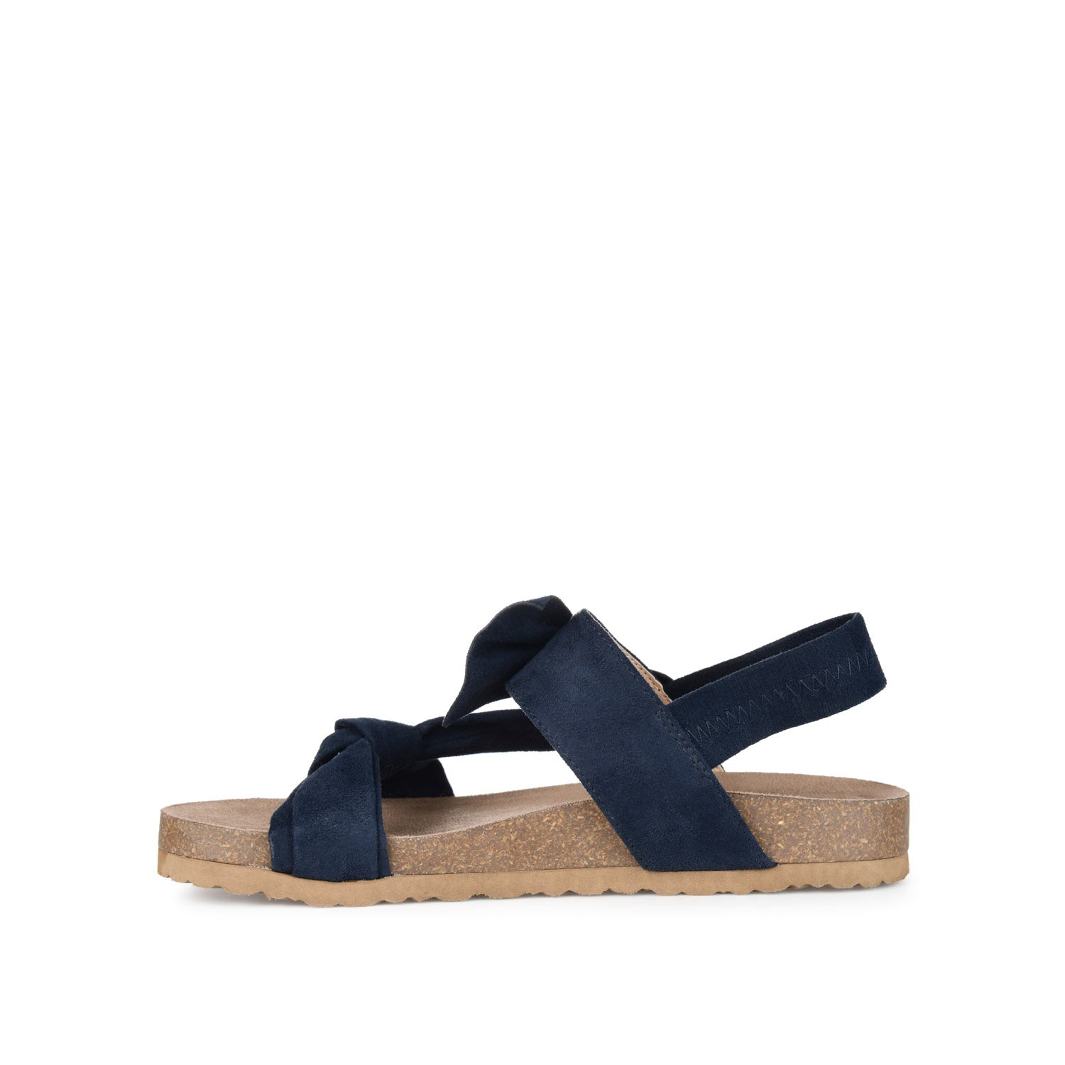 XANNDRA CHUNKY SANDALS IN FAUX SUEDE - Blue