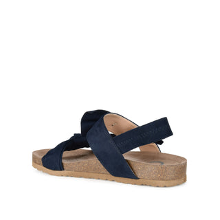 XANNDRA CHUNKY SANDALS IN FAUX SUEDE