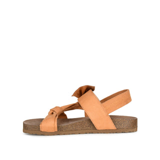 XANNDRA CHUNKY SANDALS IN FAUX SUEDE