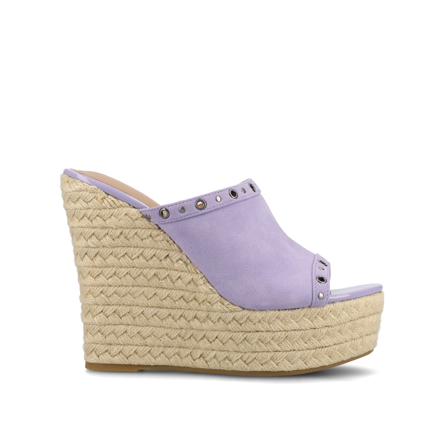 YARI ESPADRILLE WEDGE SANDALS - Lilac