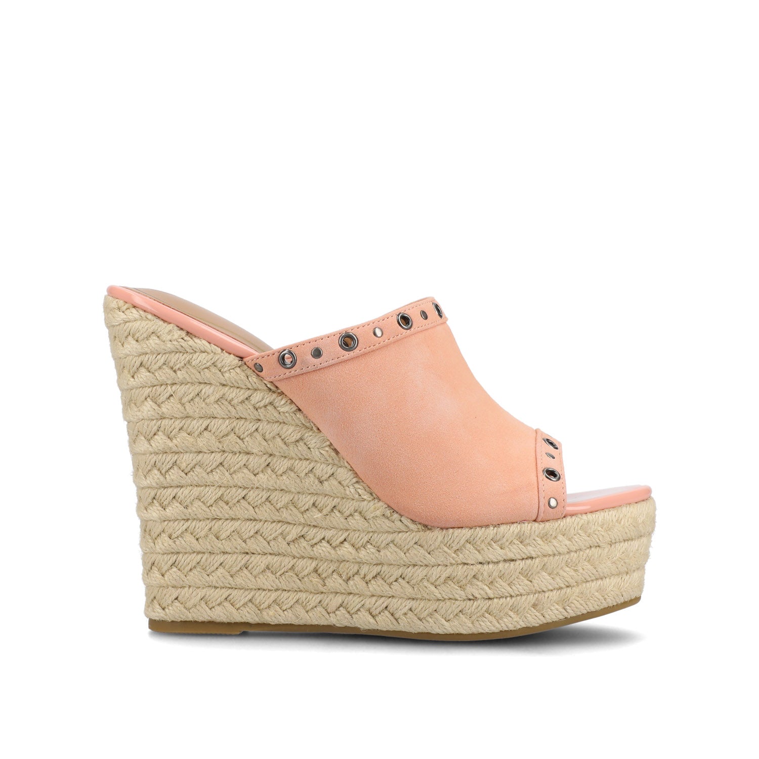 YARI ESPADRILLE WEDGE SANDALS - Pink