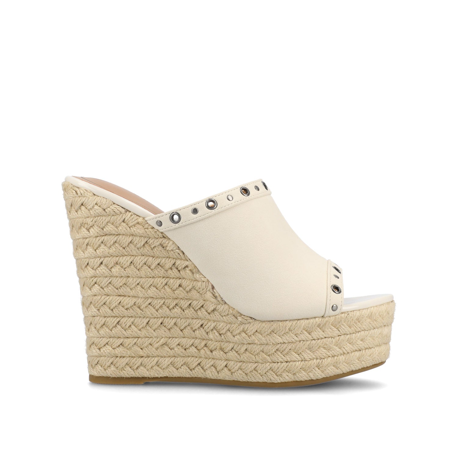 YARI ESPADRILLE WEDGE SANDALS - White