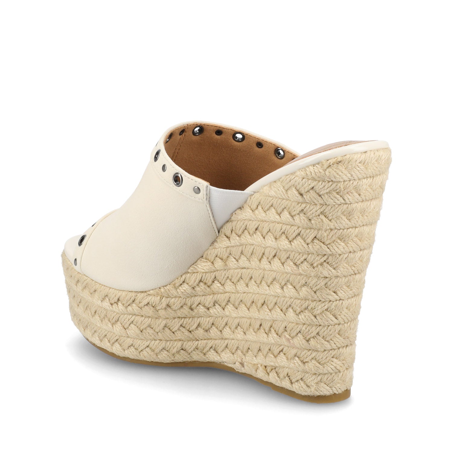 YARI ESPADRILLE WEDGE SANDALS - White