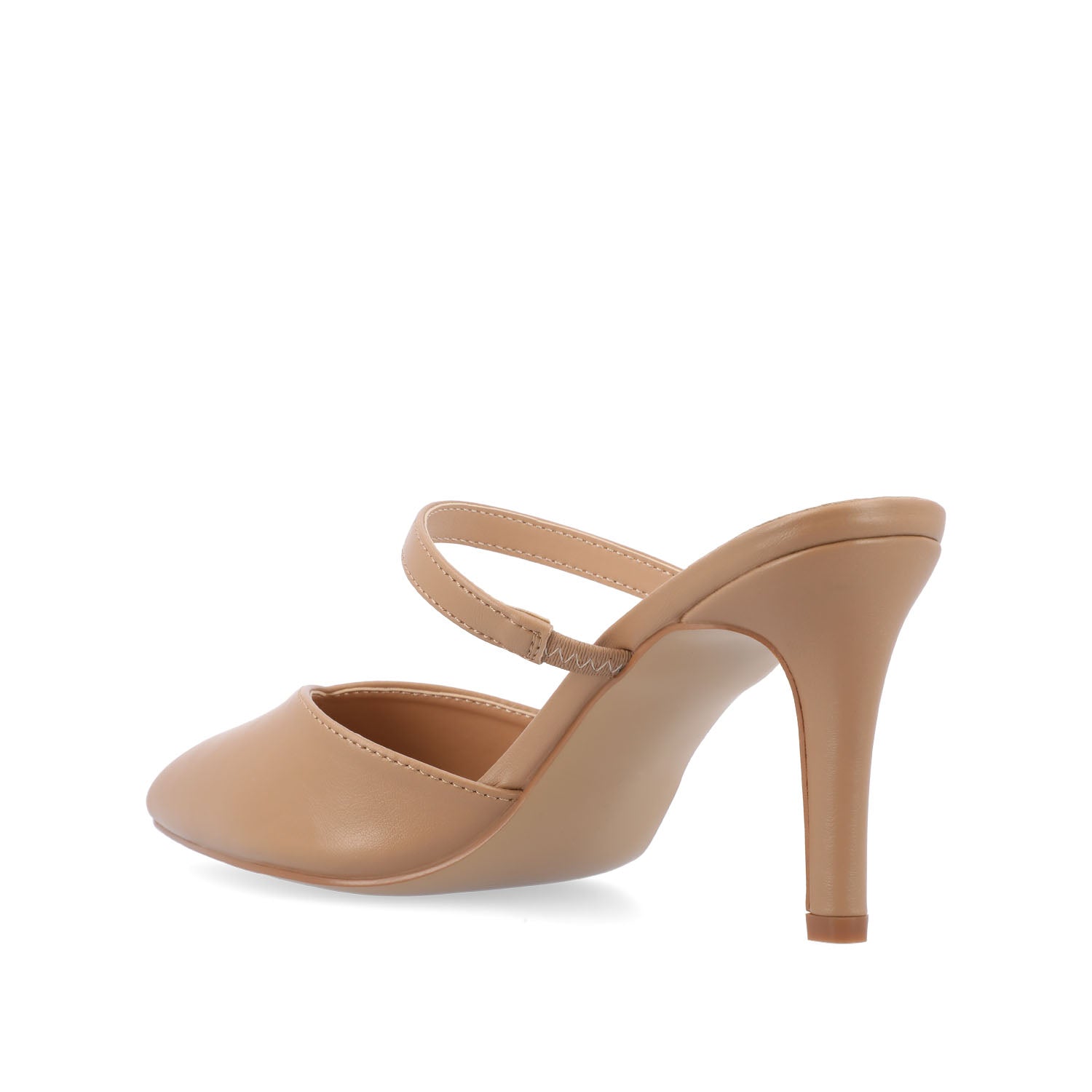 YVON STILETTO PUMP HEELS IN WARM SHADES - Caramel