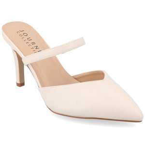 YVON COOL SHADE STILETTO PUMP HEELS IN WIDE - Porcelain