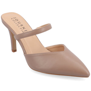 YVON COOL SHADE STILETTO PUMP HEELS IN WIDE - Rosewood