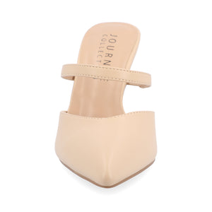 YVON WARM SHADE STILETTO PUMP HEELS IN WIDE - Shell