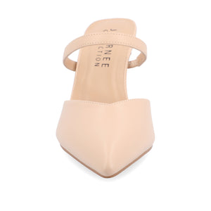 YVON STILETTO PUMP HEELS IN COOL SHADES - Vanilla