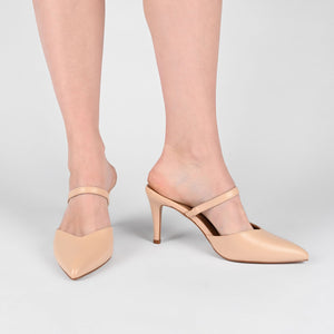 YVON COOL SHADE STILETTO PUMP HEELS IN NARROW - Vanilla