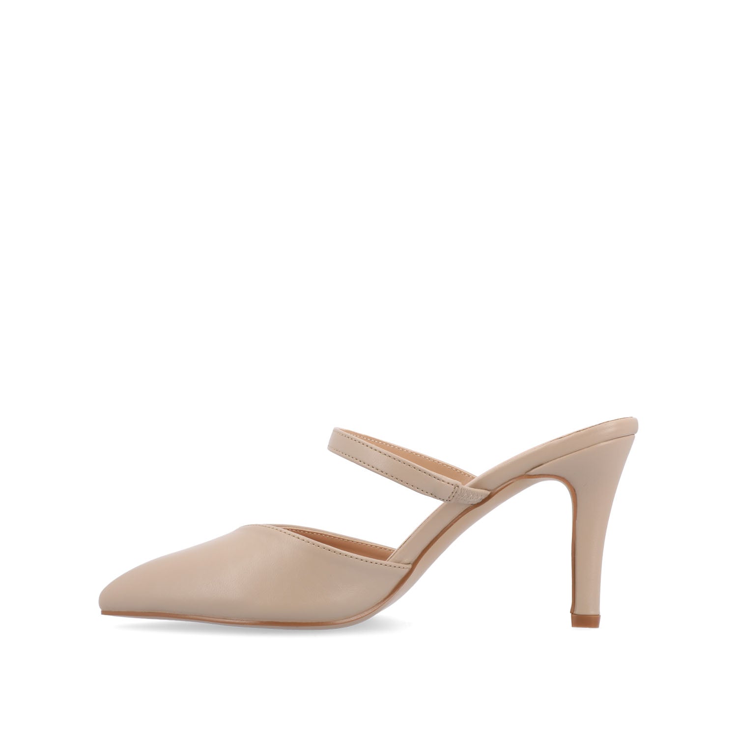 YVON STILETTO PUMP HEELS IN WARM SHADES - Wheat