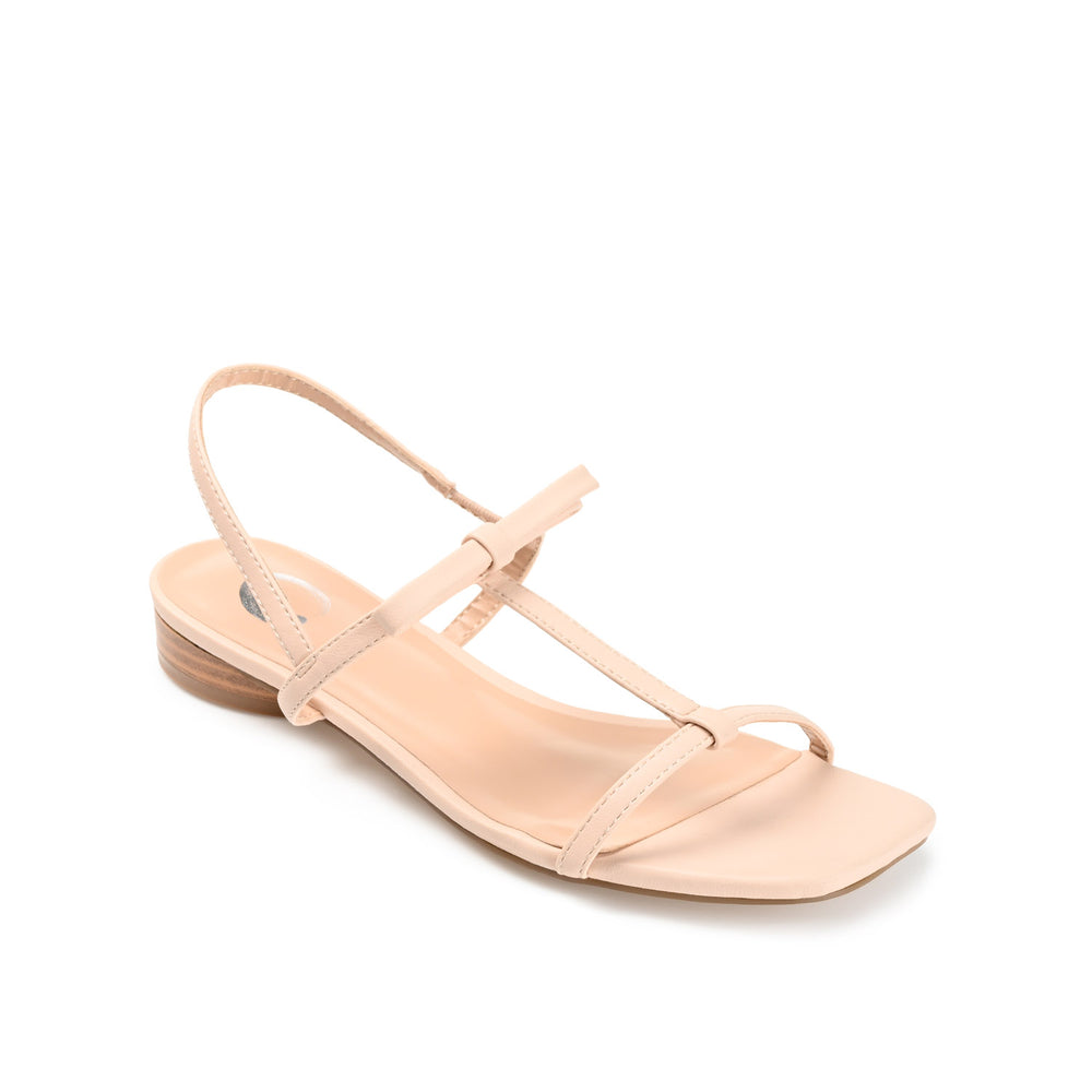 ZAIDDA T STRAP SANDALS IN PATENT