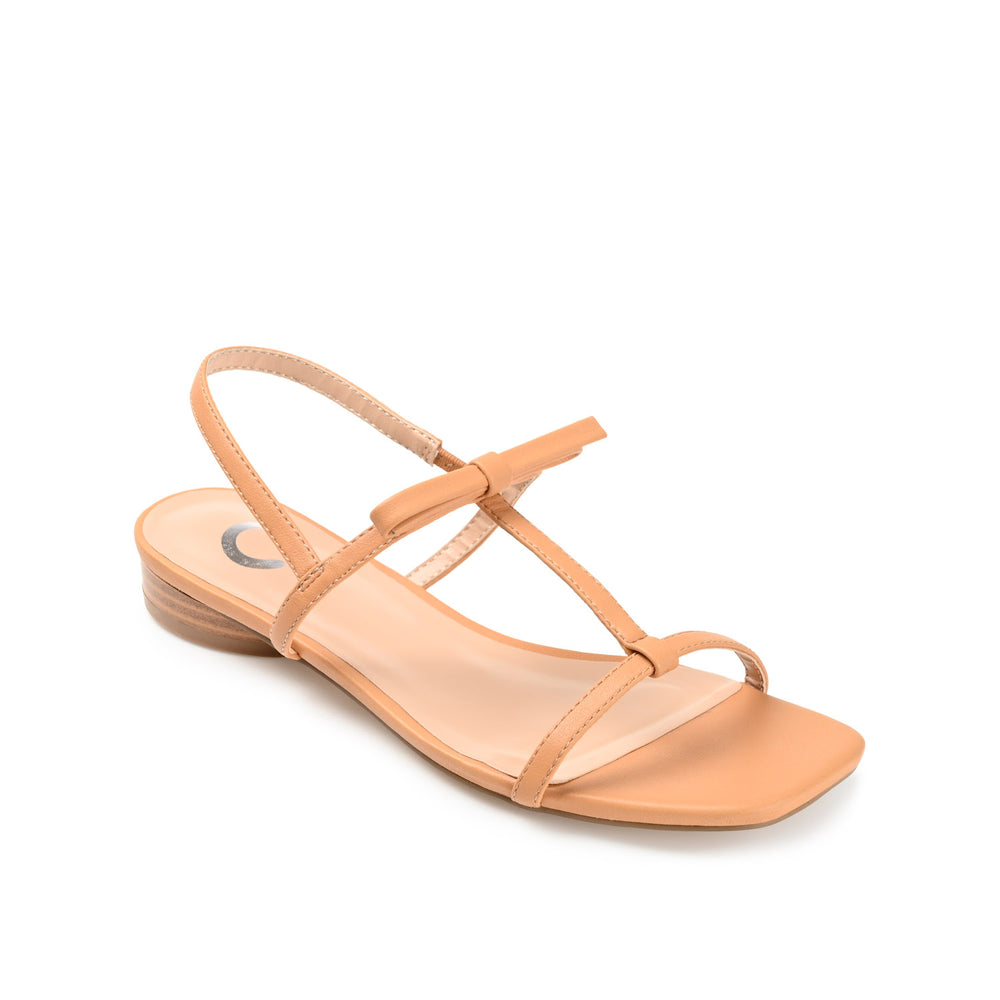 ZAIDDA T STRAP SANDALS IN PATENT