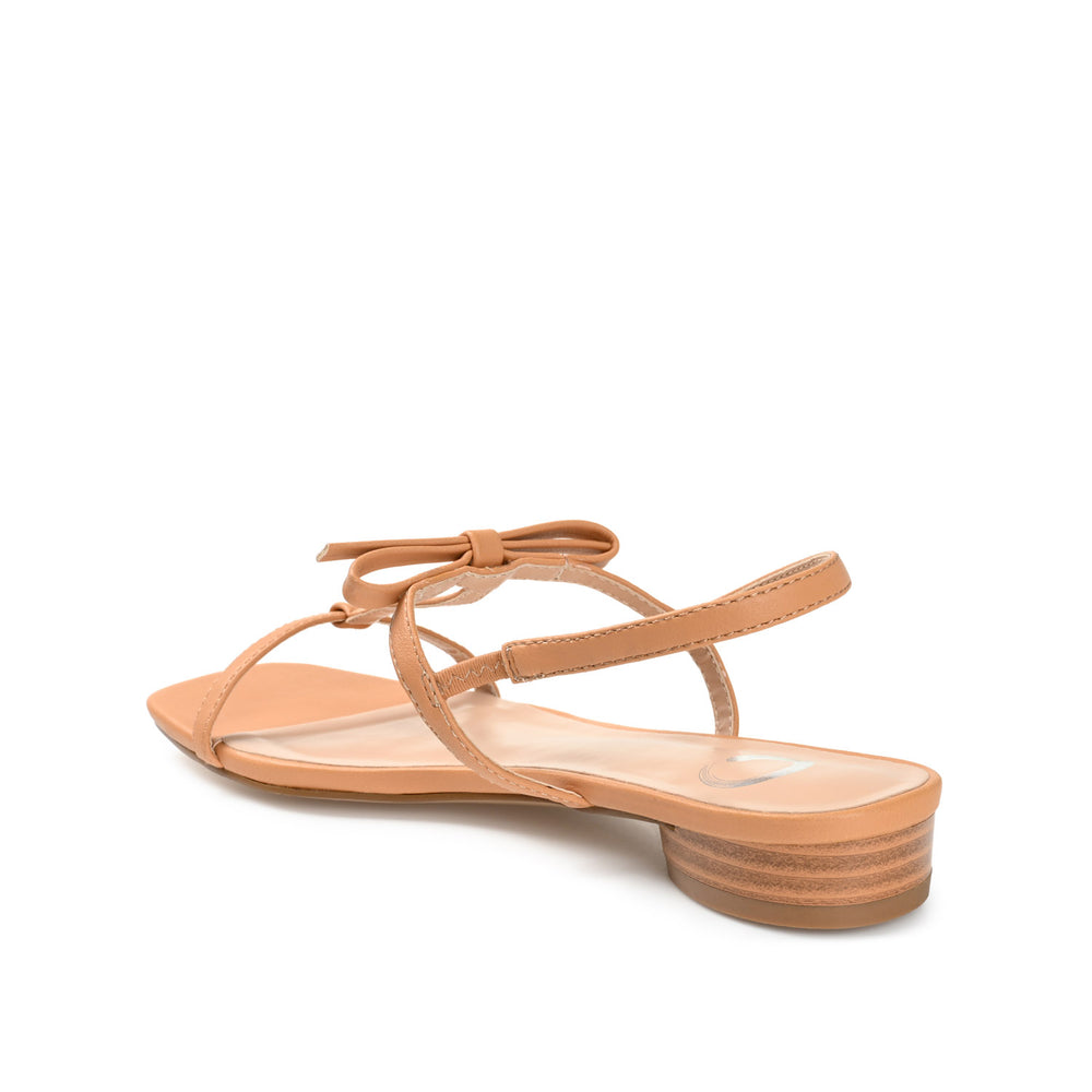 ZAIDDA T STRAP SANDALS IN PATENT