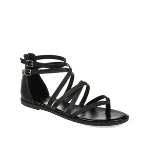 ZAILIE GLADIATOR SANDALS IN WIDE - Black