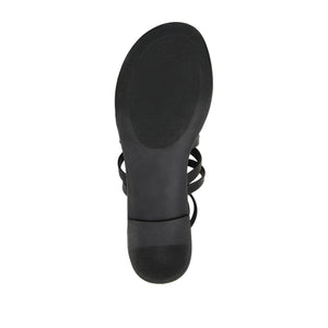 ZAILIE GLADIATOR SANDALS IN WIDE - Black