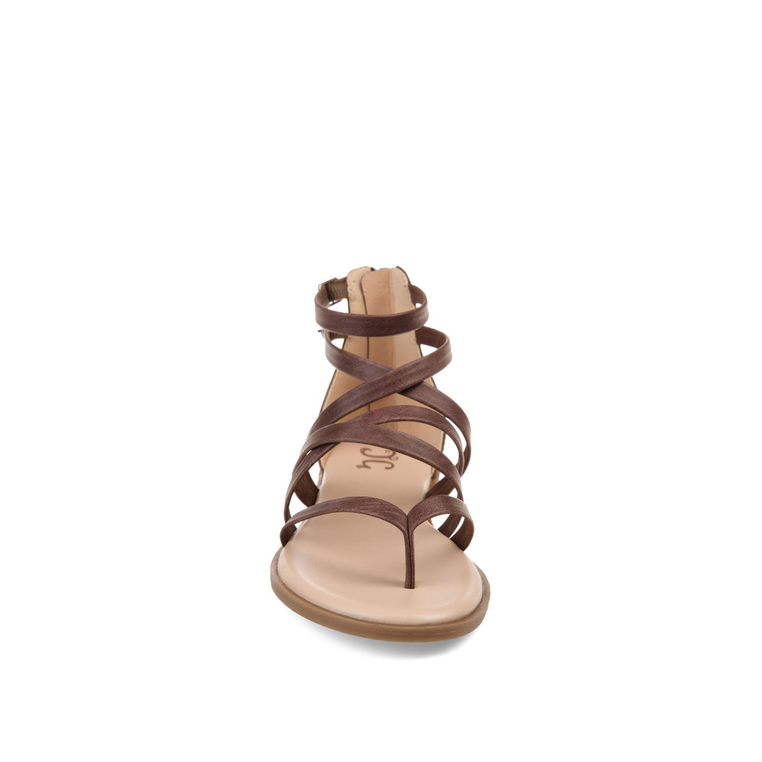 ZAILIE GLADIATOR SANDALS IN WIDE - Brown