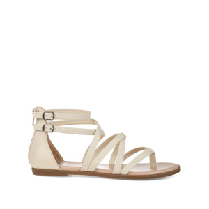 ZAILIE GLADIATOR SANDALS IN WIDE - Ivory
