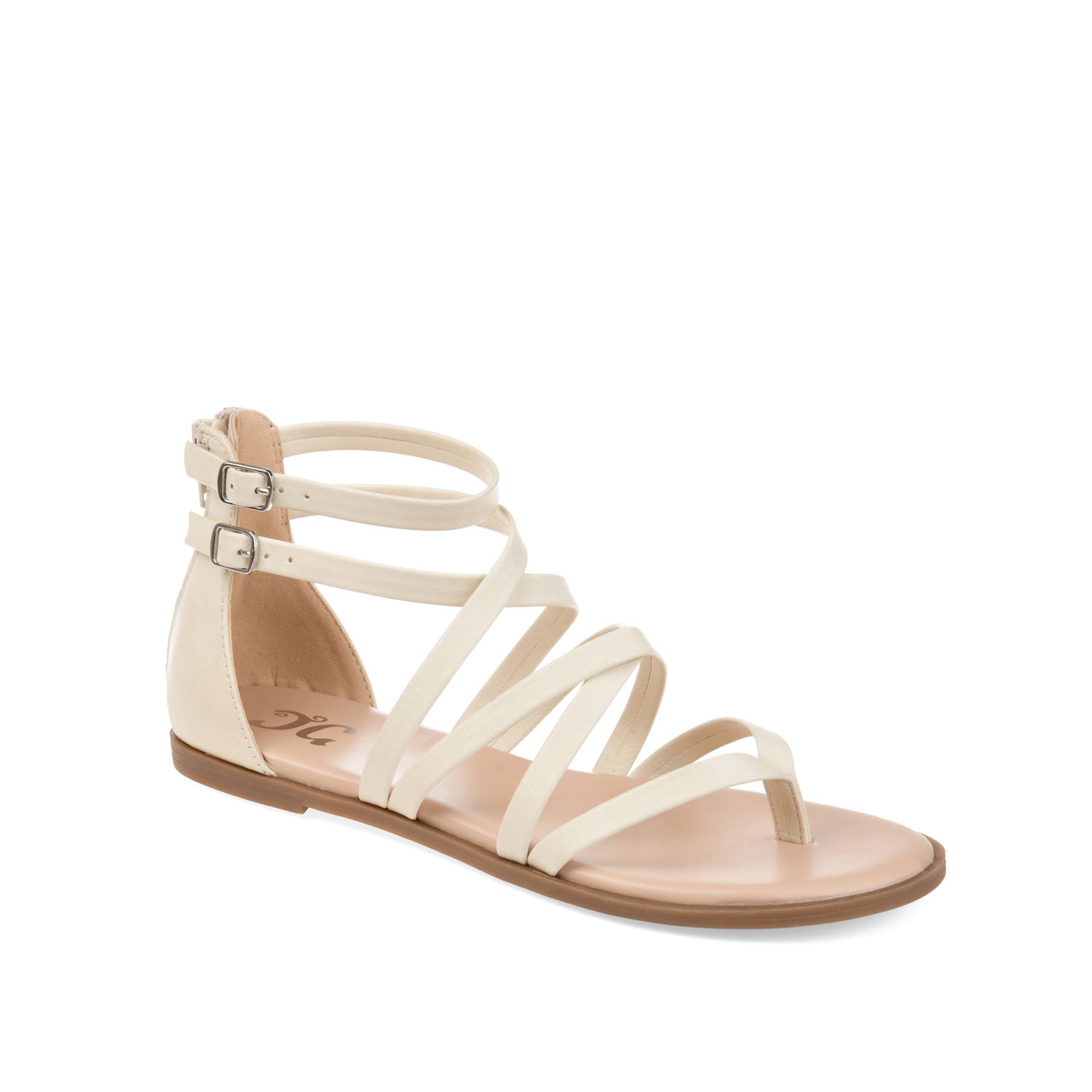 ZAILIE GLADIATOR SANDALS IN WIDE - Ivory