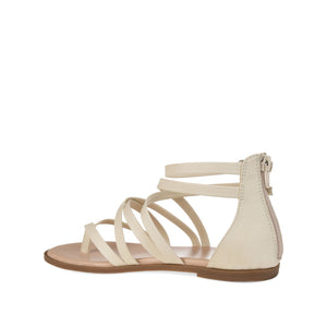 ZAILIE GLADIATOR SANDALS IN WIDE - Ivory