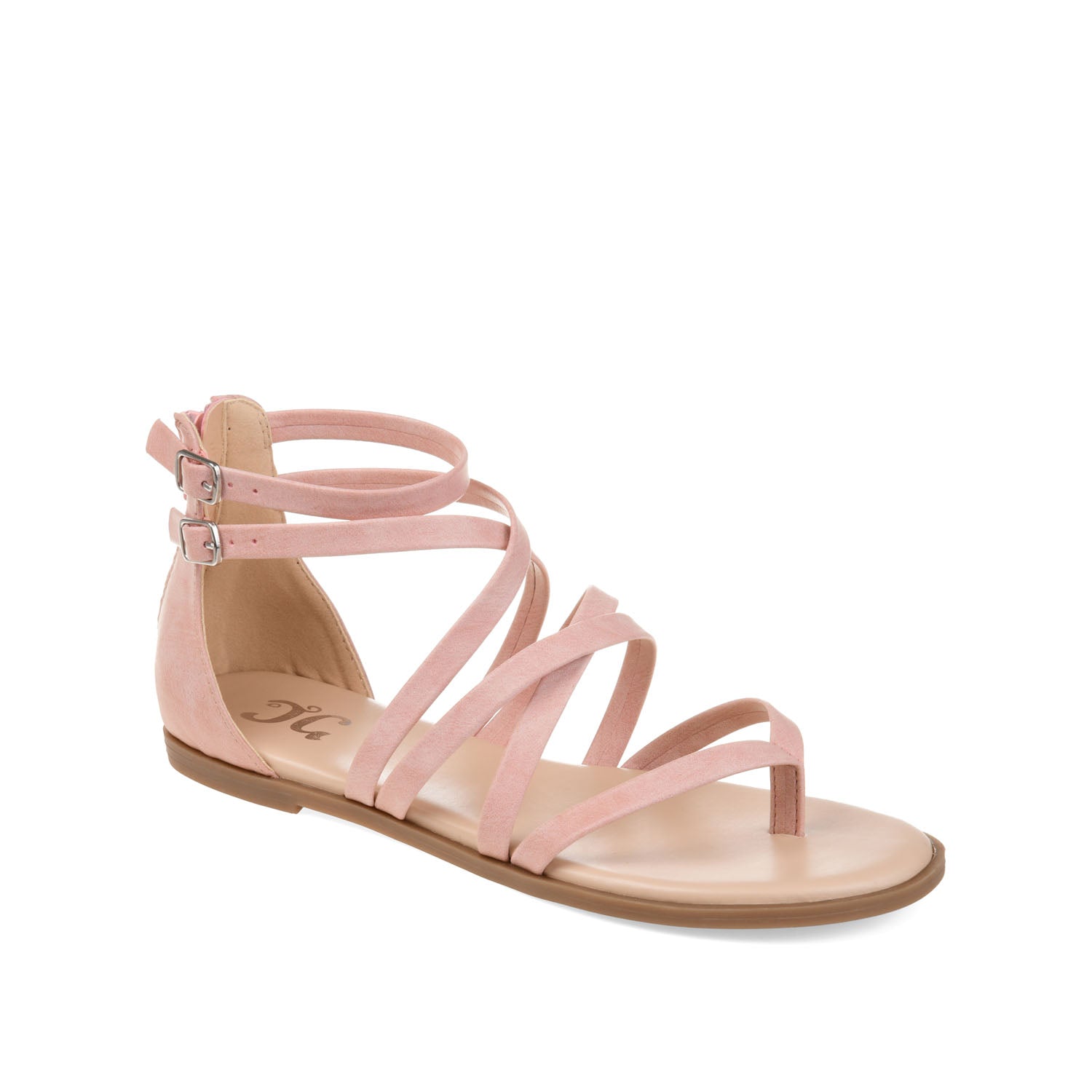 ZAILIE GLADIATOR SANDALS IN WIDE - Pink