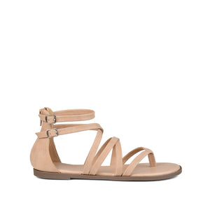 ZAILIE GLADIATOR SANDALS IN WIDE - Taupe