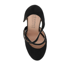 ZEERA STILETTO HEELS IN FAUX SUEDE - Black