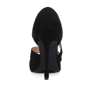 ZEERA STILETTO HEELS IN FAUX SUEDE - Black