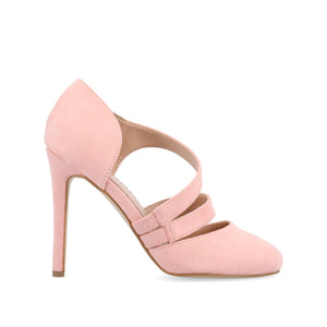 ZEERA STILETTO HEELS IN FAUX SUEDE - Pink