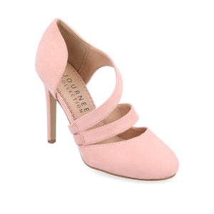 ZEERA STILETTO HEELS IN FAUX SUEDE - Pink