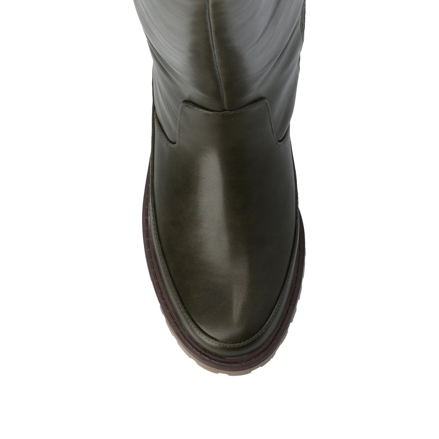 ZEMMIE QUILTED BOOTS - Olive