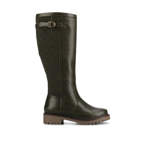 ZEMMIE QUILTED BOOTS IN WIDE CALF